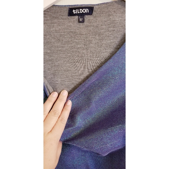 Colorful Metallic Shift Dress - Picture 3 of 3